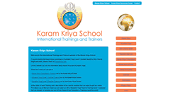 Desktop Screenshot of karamkriya.org