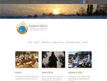 Tablet Screenshot of karamkriya.com